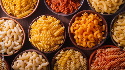 Internationaler Tag der Makaroni Nudel Spaghetti, Welttag Liebe zu Nudeln Herz aus Nudeln geformt Generative AI photo