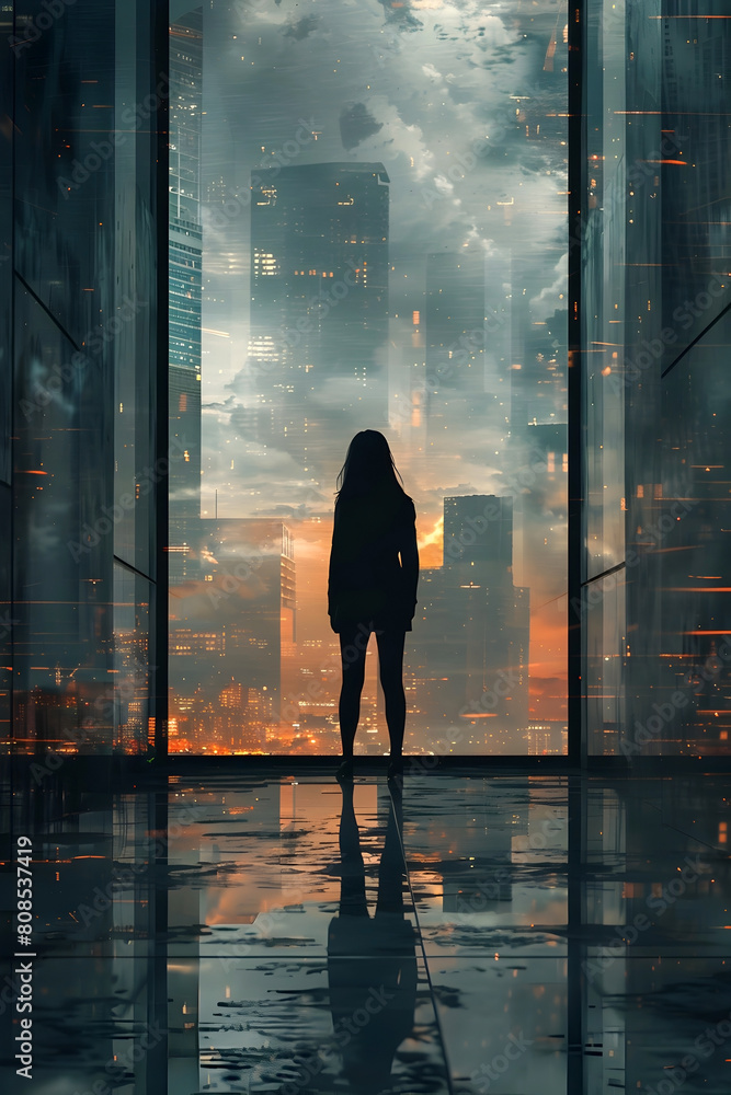 Entrepreneur's Melancholy: A Metaphorical Landscape of Failed Ambition Through Expressionist-Inspired Distortions Entrepreneur's Melancholy: A Metaphorical Landscape of Failed Ambition Through Expressionist-Inspired Distortions