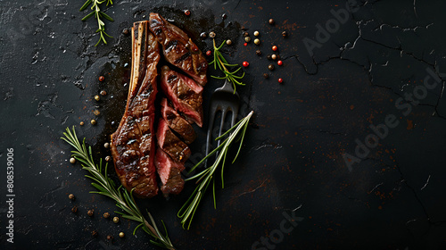 grilled beef steak ,generative ai