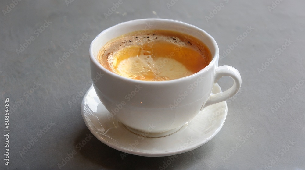 A steaming mug of coffee sits on a worn wooden table A steaming mug of coffee sits on a worn wooden table
