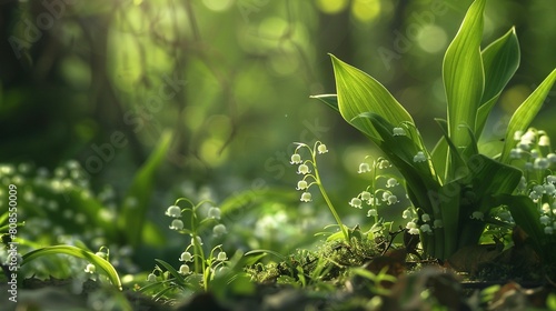 Forest Ballet: Lily of the Valley's Dance of Spring
