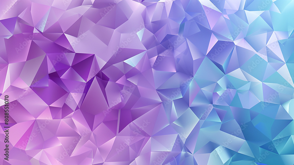 Azure Blue and Mauve Polygon Art Azure Blue and Mauve Polygon Art