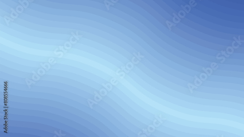 Blue wave abstract background with gradient for backdrop or presentation