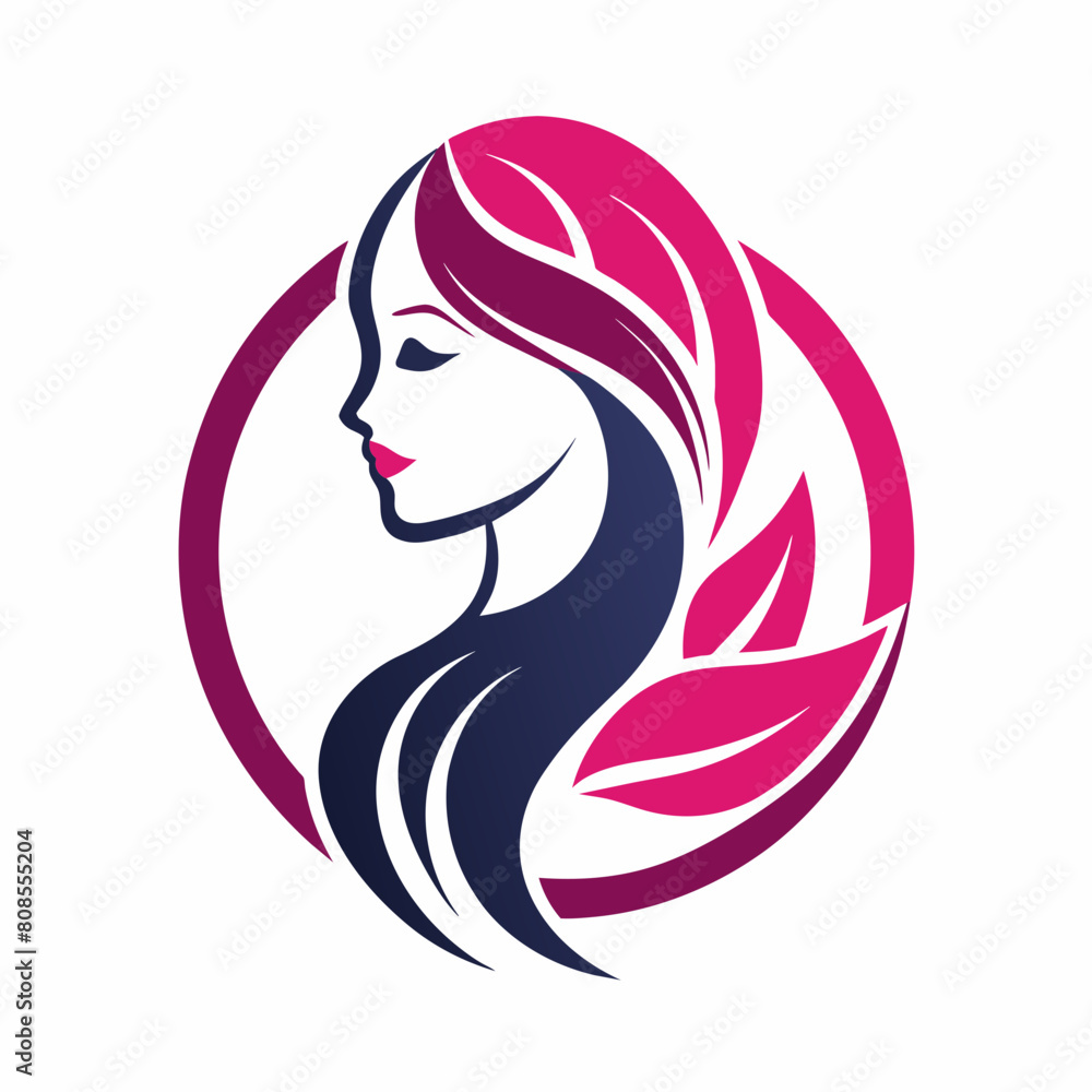 Woman with hair vector illustration on white background, beauty salon silhouette, logo, icon, svg, letter, holiday t shirt, hand drawn trendy vector illustration, hair vector Woman with hair vector illustration on white background, beauty salon silhouette, logo, icon, svg, letter, holiday t shirt, hand drawn trendy vector illustration, hair vector