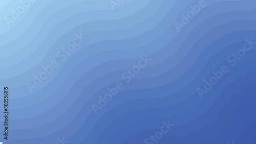 Blue wave abstract background with gradient for backdrop or presentation
