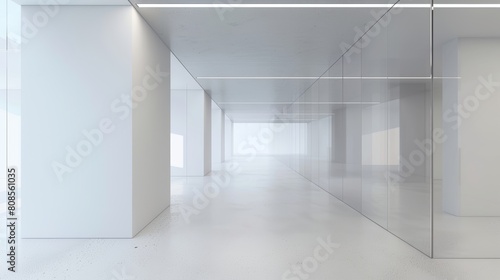 Elegant wooden wardrobe with glass sliding doors  minimalist luxury for modern bedrooms
