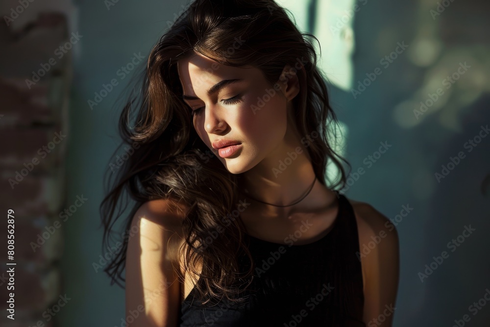 Elegant and Radiant Woman. Captivating Beauty in Graceful Poses and Stylish Fashion Elegant and Radiant Woman. Captivating Beauty in Graceful Poses and Stylish Fashion