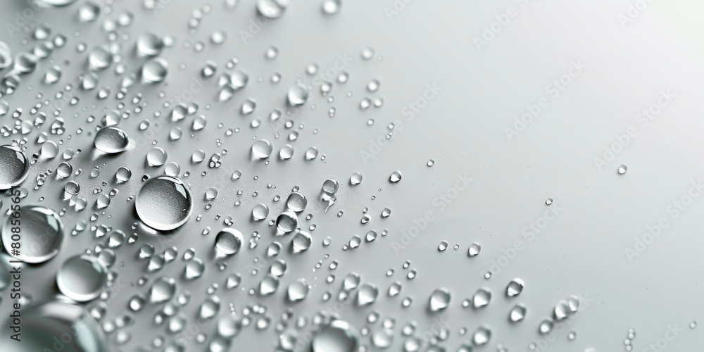 water drops on white background, water drops glass water drops on white background, water drops glass