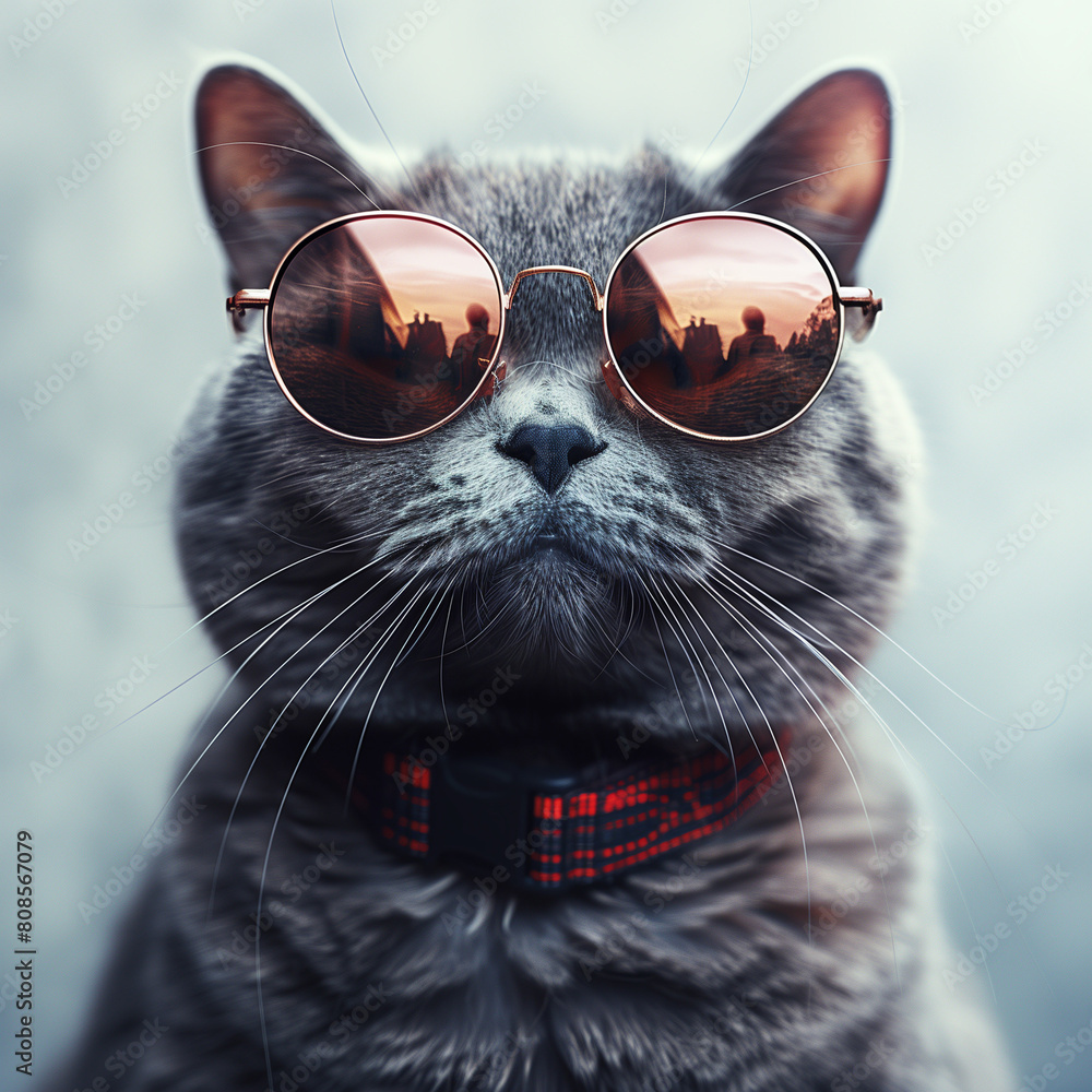 A cat with sunglasses