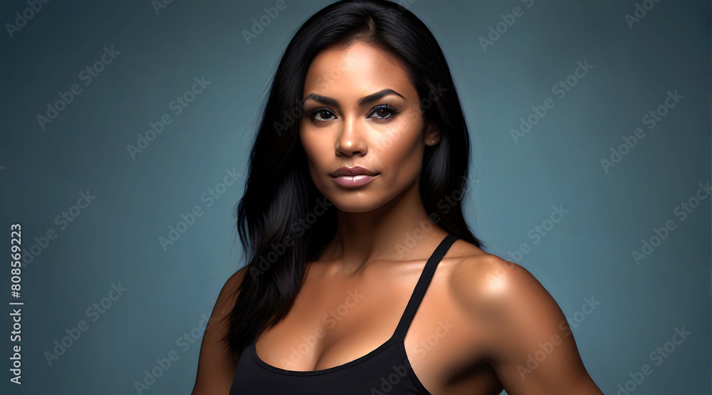 Portrait of a woman and a person, simple and elegant Portrait of a woman and a person, simple and elegant