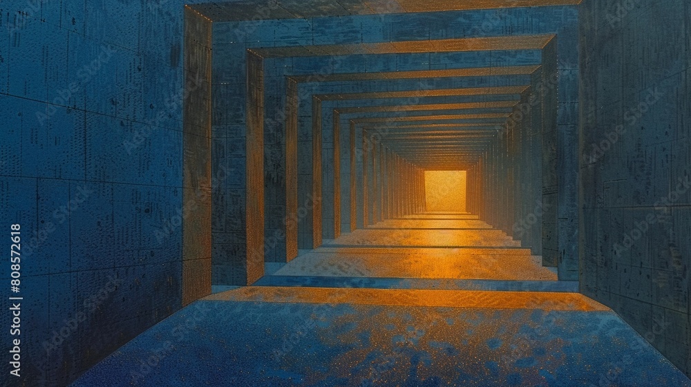 A realistic photo of a 3Drendered hexagon tunnel, with vibrant colors that draw the viewer into its depths, captured in highres UHD A realistic photo of a 3Drendered hexagon tunnel, with vibrant colors that draw the viewer into its depths, captured in highres UHD