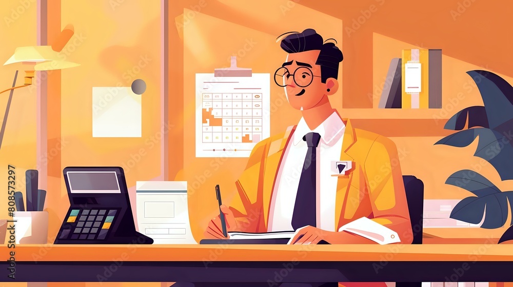 Auditor immersed in the complexity and importance of the auditing profession Auditor immersed in the complexity and importance of the auditing profession