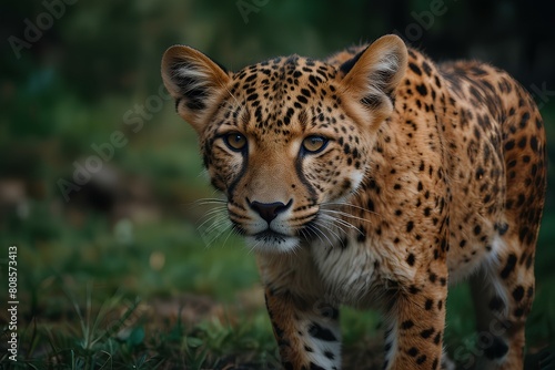 portrait of a leopard © Sasindu