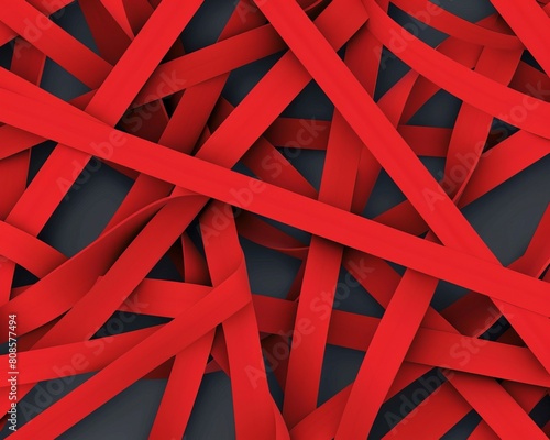 Wallpaper Mural Create a sense of chaos and order by layering intersecting red lines in your design, abstract  , background Torontodigital.ca