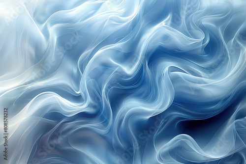 Abstract Blue and White Background with Wavy Texture. Created with Ai 
