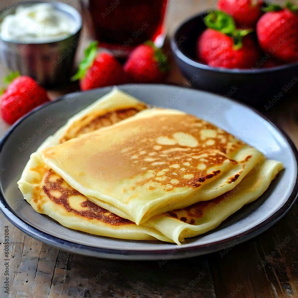 pancakes with jam pancakes with jam