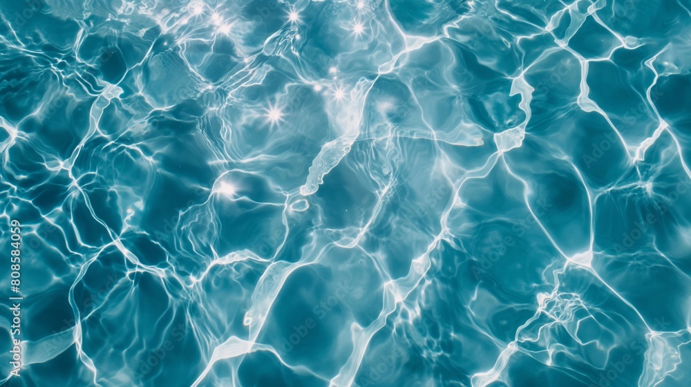 Aqua Clarity: Immersive Dive into the Captivating, Bright Blue Depths of a Pool Aqua Clarity: Immersive Dive into the Captivating, Bright Blue Depths of a Pool