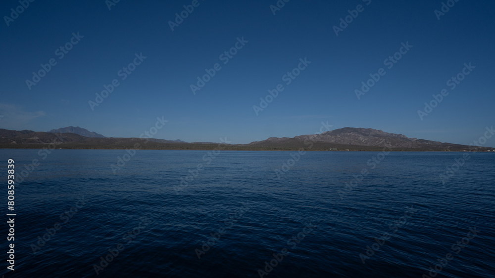 Fototapeta premium view of the sea