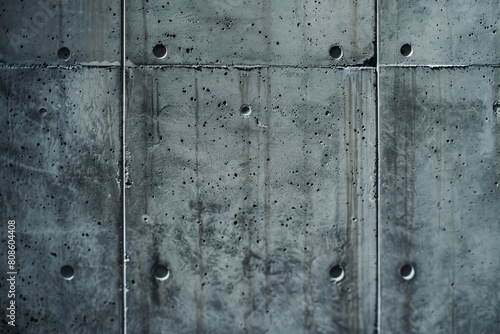Detailed view of a weathered concrete wall with visible pitting and staining, suitable for textured backgrounds in design and art.

