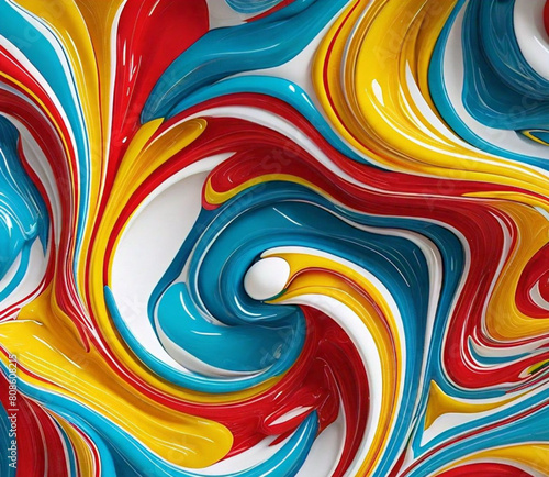 Wallpaper Mural abstract background with rainbow Torontodigital.ca