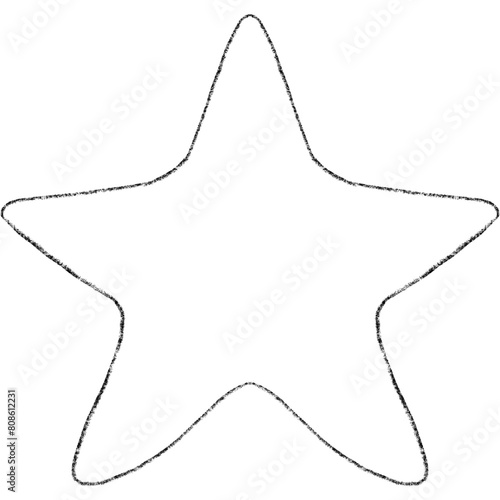 Seashell & Starfish Outline