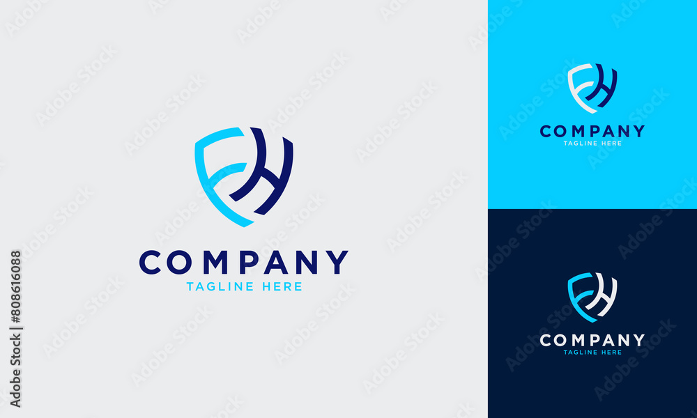initial FH logo concept monogram, logo template designed to make your logo process easy and approachable. colors can be modified initial FH logo concept monogram, logo template designed to make your logo process easy and approachable. colors can be modified