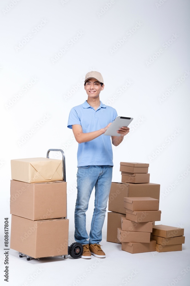Shed overalls young male Courier Shed overalls young male Courier