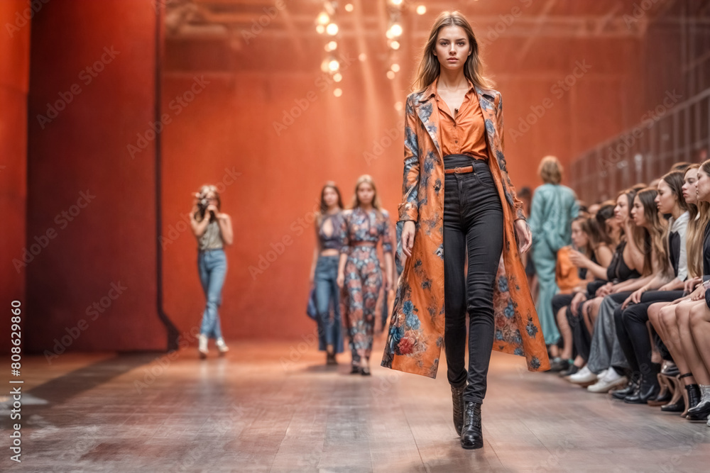 Stile Vivace- Sfilata di Moda con Donne Giovani e Alla Moda