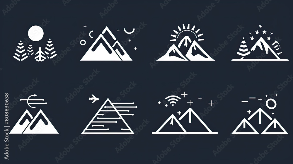 mountain icons
