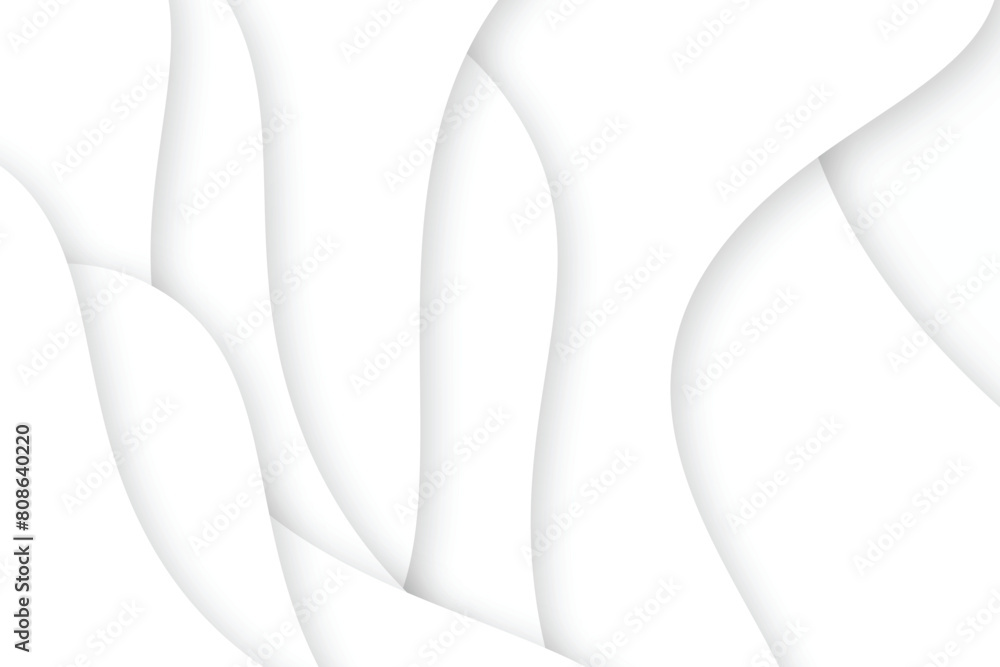 Obraz premium Background white waves presentation