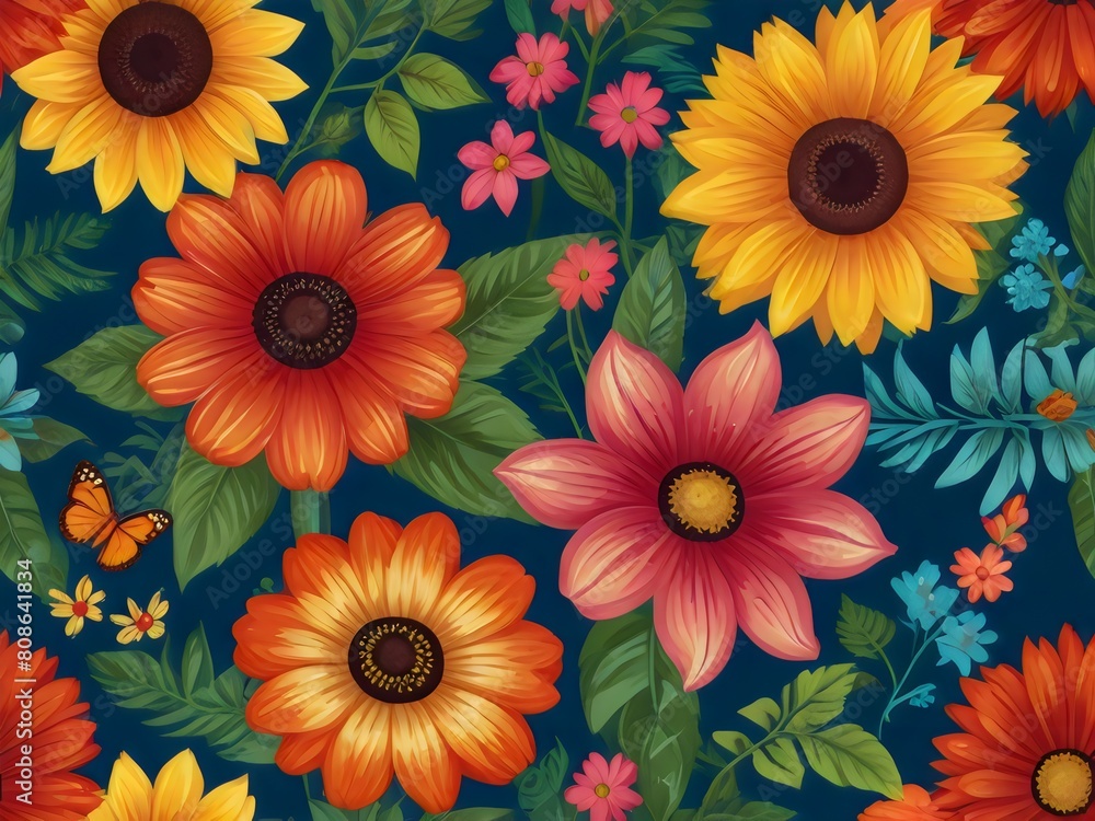 seamless floral pattern seamless floral pattern