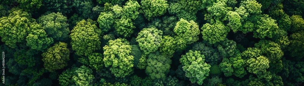 Aerial view of forest Aerial view of forest