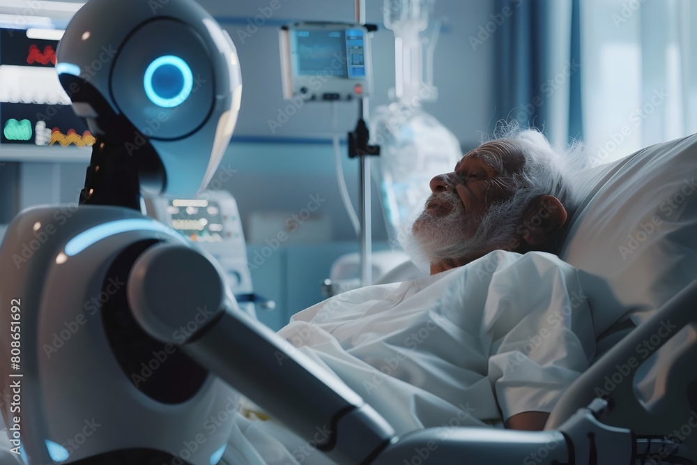 Compassionate Robot Aiding Elderly Patient in Hospital Ward Compassionate Robot Aiding Elderly Patient in Hospital Ward