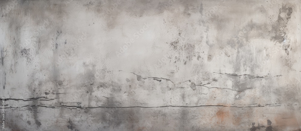 Obraz premium Vintage concrete and cement wall background for design featuring ample copy space for text or image placement