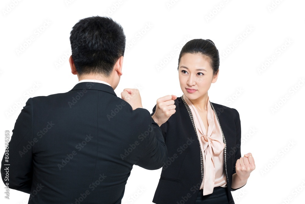 Tent business people fight Tent business people fight