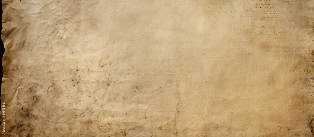 A textured background of aged wrinkled paper with visible signs of wear and tear creating a vintage and nostalgic atmosphere Ideal for copy space image A textured background of aged wrinkled paper with visible signs of wear and tear creating a vintage and nostalgic atmosphere Ideal for copy space image