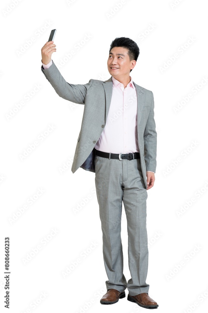 Shed on middle-aged business men to use mobile phones Shed on middle-aged business men to use mobile phones