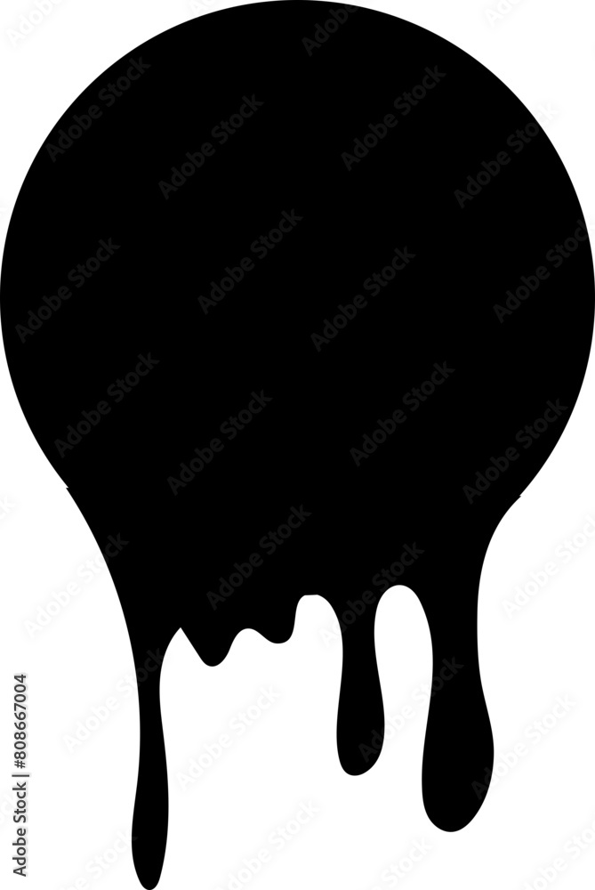 Paint drip circle labels. Black paint liquid. Ink drop. Black inkblot. Paint drip circle labels. Black paint liquid. Ink drop. Black inkblot.