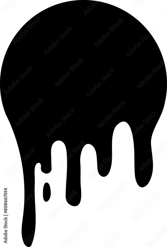 Paint drip circle labels. Black paint liquid. Ink drop. Black inkblot. Paint drip circle labels. Black paint liquid. Ink drop. Black inkblot.
