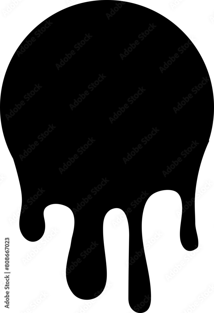 Paint drip circle labels. Black paint liquid. Ink drop. Black inkblot. Paint drip circle labels. Black paint liquid. Ink drop. Black inkblot.