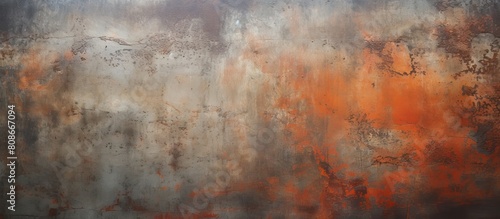 Copy space image of a grungy metal background