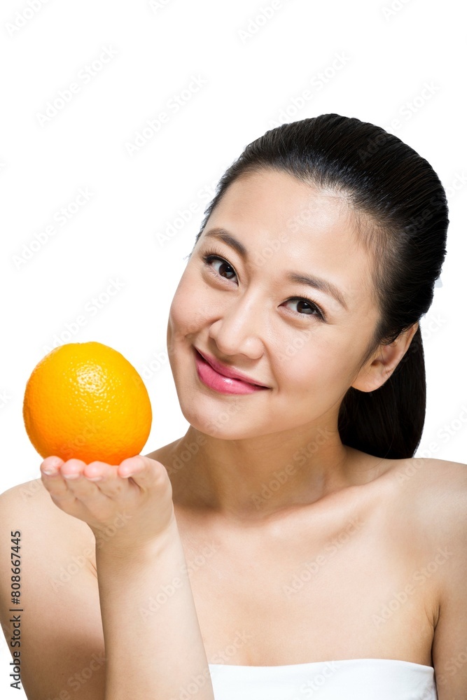 Shed on young women and fruit Shed on young women and fruit
