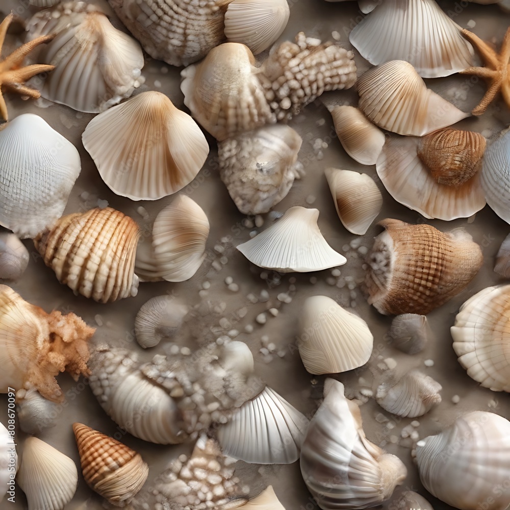 Seashell Serenade: Oceanic Pattern Perfection Seashell Serenade: Oceanic Pattern Perfection