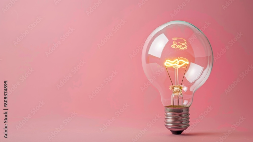 Inside a thought bubble, a light bulb illuminates a creative business idea, highlighting the importance of innovative thinking Inside a thought bubble, a light bulb illuminates a creative business idea, highlighting the importance of innovative thinking