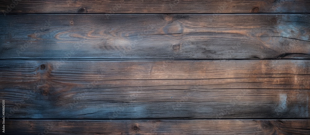 Naklejka premium A textured grunge wooden background perfect for design projects with copy space image