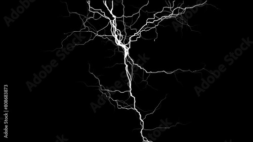 Electric Abstract Background Loop Digital Rendering