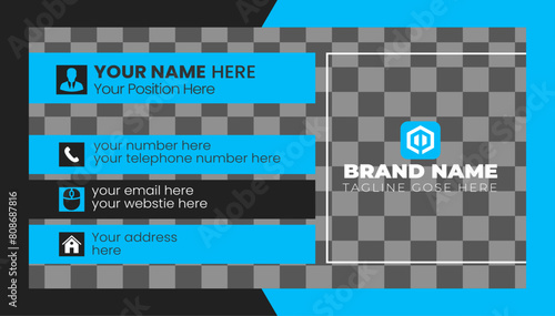 Professional Business Card Design: Sleek, Modern, and Clean Visiting Card.