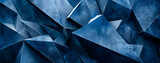 abstract blue background with geometric shapes and sharp edges