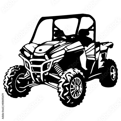 ATV quad vehicle illustration