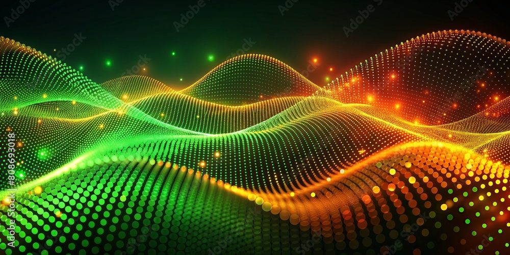 background, abstract neon lines, dots, waves background, abstract neon lines, dots, waves